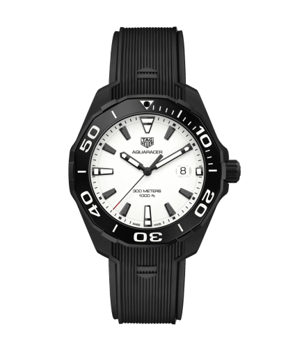 TAG Heuer Aquaracer 300M Quartz 43 Titanium PVD / Full Lume